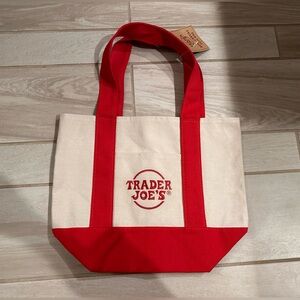 *NEW* Trader joes mini canvas tote bag